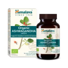Himalaya Organic Ashwagandha 60 kapsl - Pam, Stres, Koncentrace
