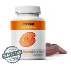 MycoMedica Reishi 90 kapsl Akce 3 + 1 zdarma